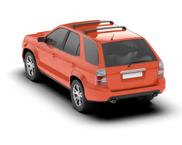 3 boyutlu görüntüleme. Modern bir araba..