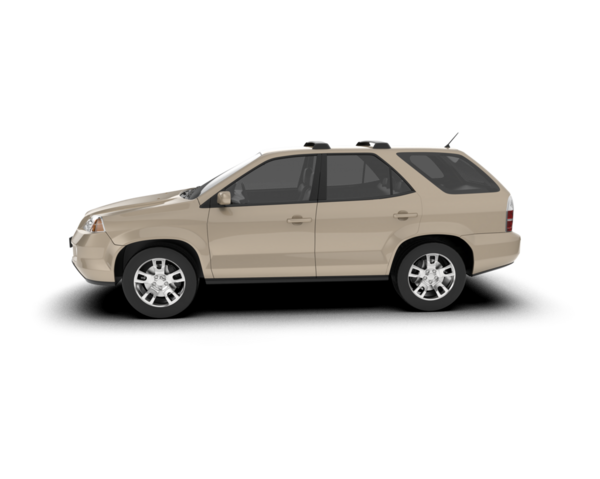 modern SUV arabası izole edildi.