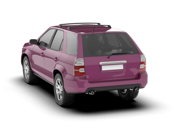 araba beyaz arkaplanda izole edildi.