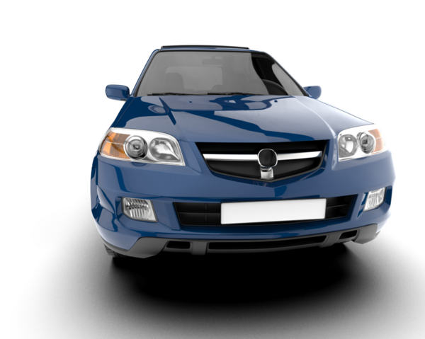 modern araba beyaz arkaplanda izole edildi