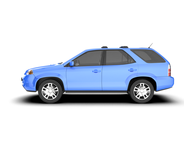 Mavi araba. 3 Boyutlu Hazırlama