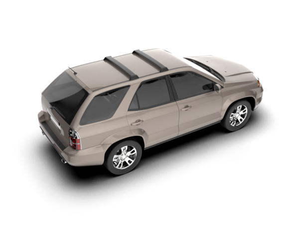 beyaz arkaplanda izole edilmiş bir araba.