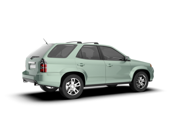 beyaz arkaplanda yeşil araba