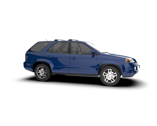 Modern araba beyaz arka planda izole edilmiş. 3 Boyutlu Hazırlama.