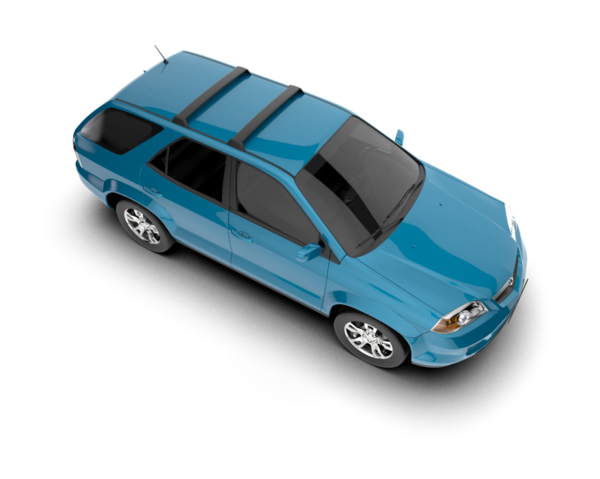 3 boyutlu bir araba.