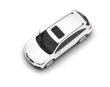 Siyah arka planı olan beyaz modern araba.