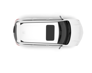 Siyah arka planda izole edilmiş gerçekçi bir araba. 3d oluşturma