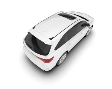 araba beyaz renk 3D görüntüleme