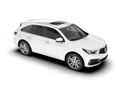 Beyaz arka planda modern araba. Gölgeli 3 boyutlu.