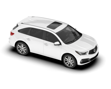 gerçekçi beyaz modern araba