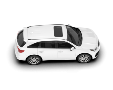 Beyaz arkaplandaki araba