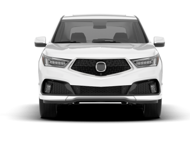 Beyaz arka planda beyaz, modern bir araba. 3d oluşturma