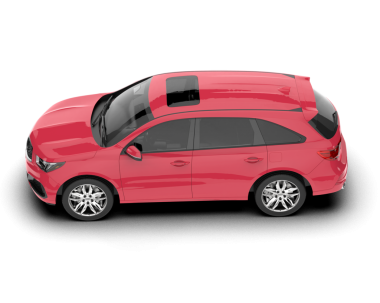 Kırmızı modern araba. gerçekçi vektör illüstrasyonu.