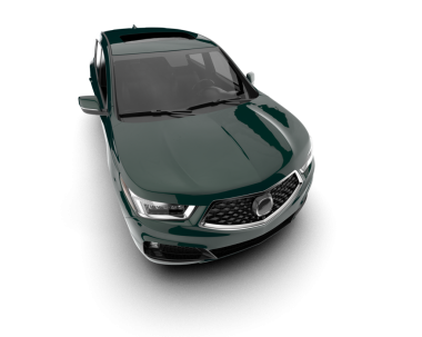 Arka planda izole edilmiş gerçekçi bir SUV aracı. 3D görüntüleme - d