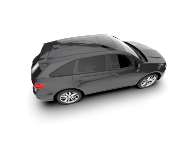 Modern lüks araba beyaz zemin üzerine.