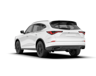 Gerçekçi cip beyazda izole edilmiş. 3D görüntüleme - illüstrasyon