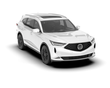 SUV aracının gerçekçi 3 boyutlu görüntüsü beyaz arkaplanda izole edildi