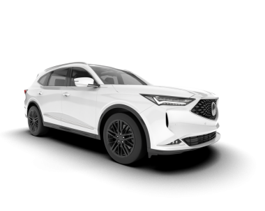 Araba beyaz zemin üzerine.