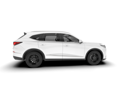 Modern araba arka planda izole edilmiş. 3d oluşturma -