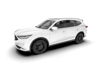 Stüdyoda beyaz arka planda izole edilmiş bir SUV 'nin 3 boyutlu görüntüsü.