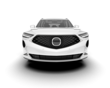 İzole edilmiş arka planda araba premium modern araba