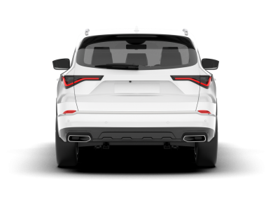 Gerçekçi bir araba. Ön manzara. vektör illüstrasyonu