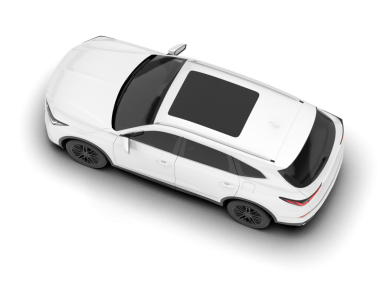 Beyaz arka planda modern bir araba. vektör illüstrasyonu.