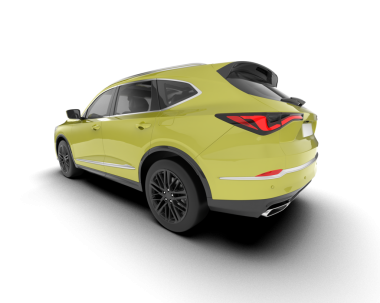 gerçekçi SUV arabasının 3 boyutlu görüntüsü