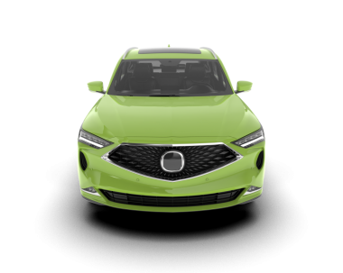 Gerçekçi bir araba. Vektör çizimi. ön görünüm.