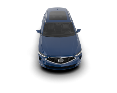 Stüdyo ortamında daha az genel bir konsept arabanın 3 boyutlu çizimi