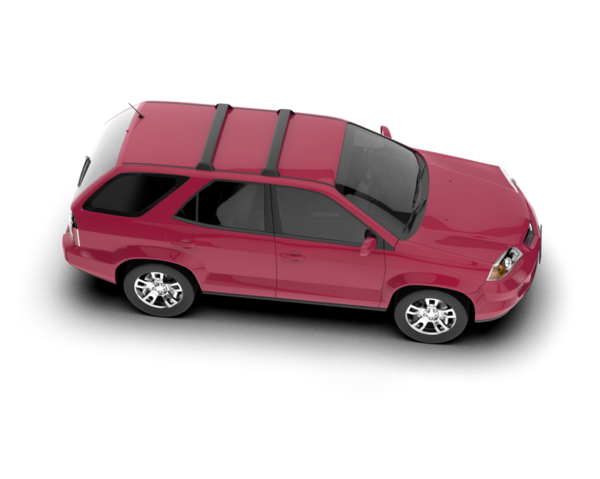 beyaz arkaplanda izole edilmiş bir araba.