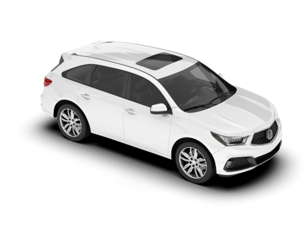 beyaz modern lüks araba.