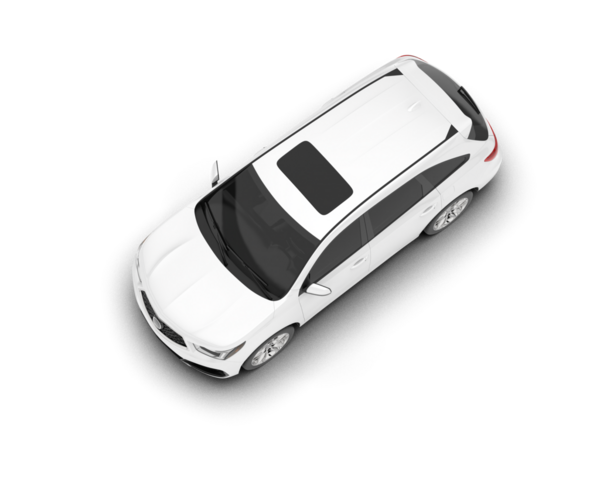 Siyah arka planı olan beyaz modern araba.