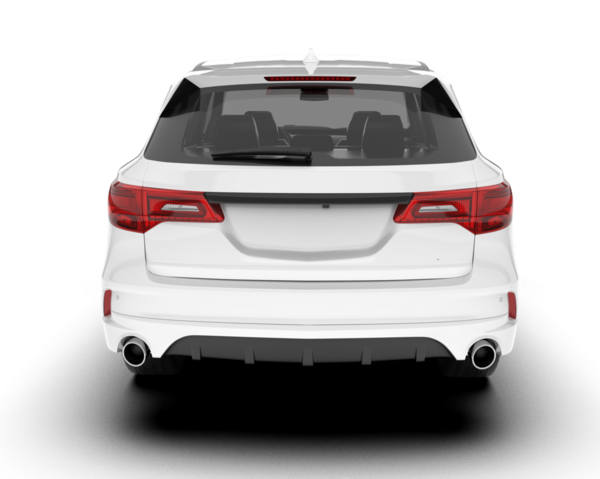 beyaz modern araba arka planda izole