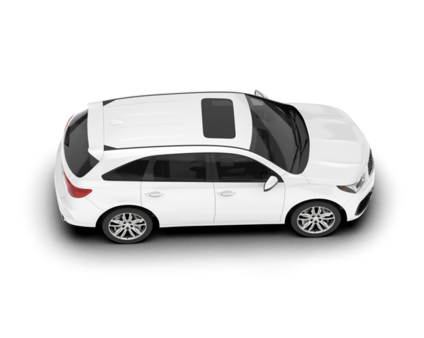 Beyaz arkaplandaki araba