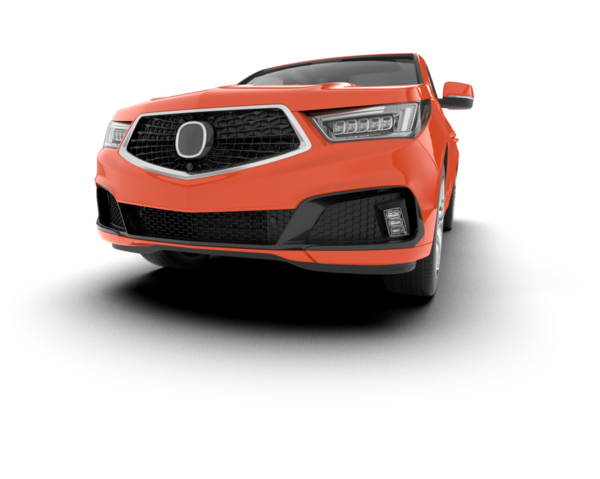 Modern spor araba - 3D illüstrasyon