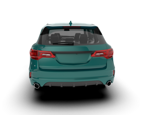 beyaz arkaplanda izole edilmiş araba, 3 boyutlu görüntüleme - resim