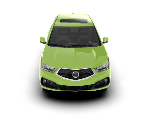 yeşil modern aile arabası