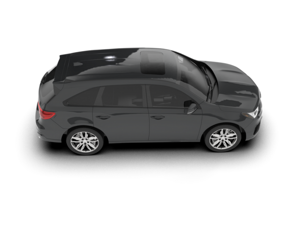 siyah modern araba beyaz arka planda izole edildi