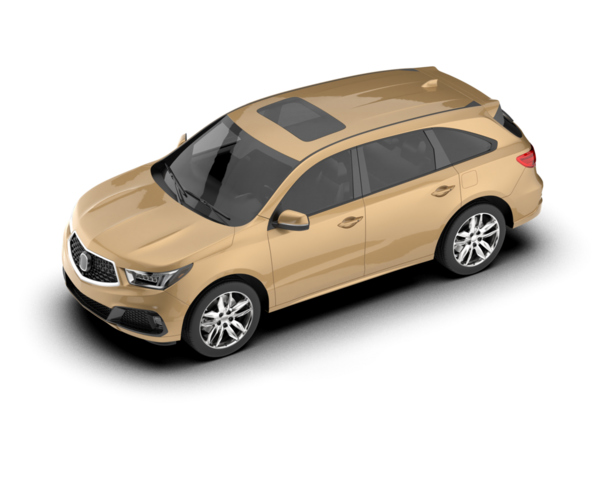 Modern araba. ön görünüm.