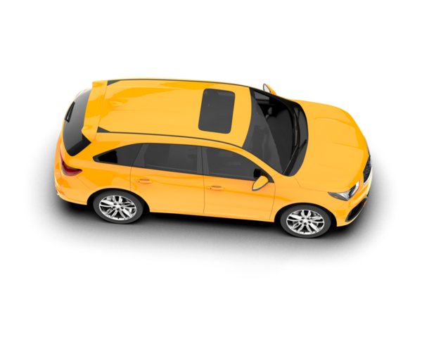 modern araba beyaz arkaplanda izole edildi