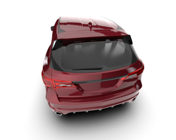 Beyaz arkaplanda 3 boyutlu araç izole edildi.