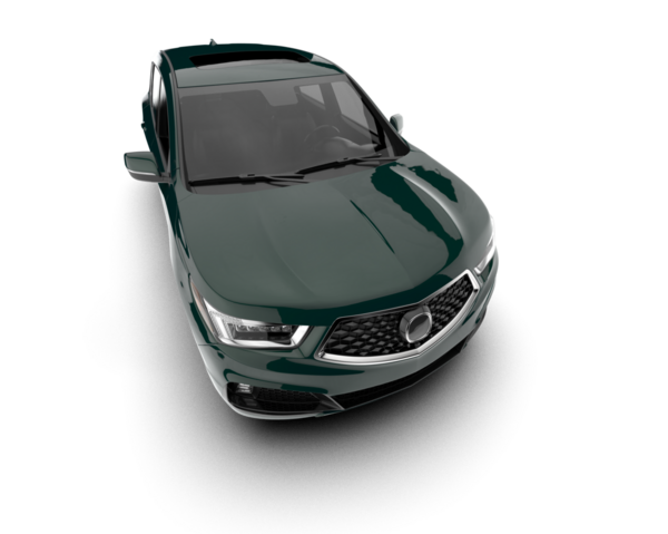 Arka planda izole edilmiş gerçekçi bir SUV aracı. 3D görüntüleme - d