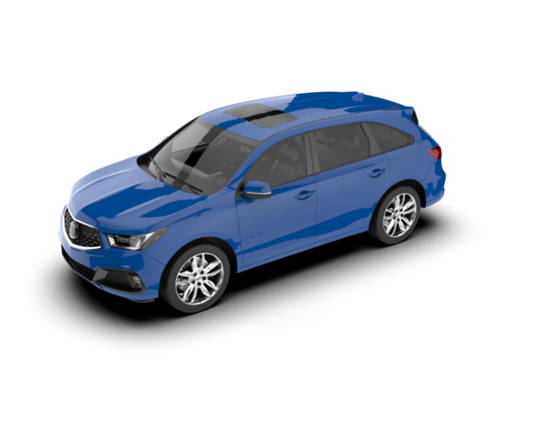 Modern araba beyaz arka planda izole edilmiş. 3D görüntüleme - illüstrasyon