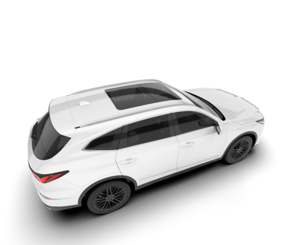 modern lüks beyaz araba