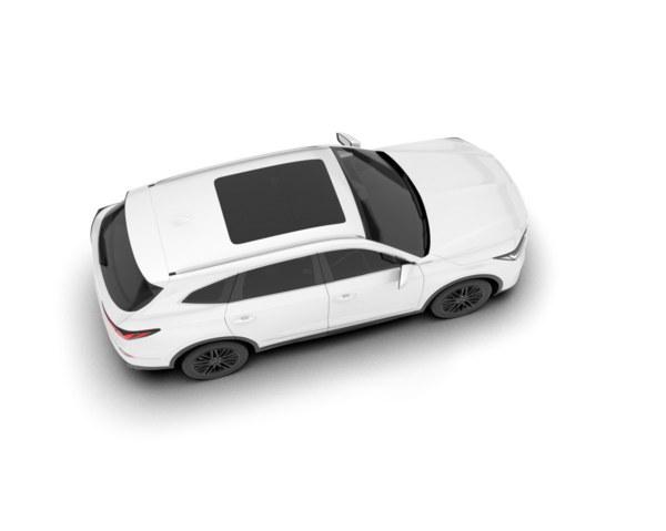 beyaz arkaplanda modern araba.