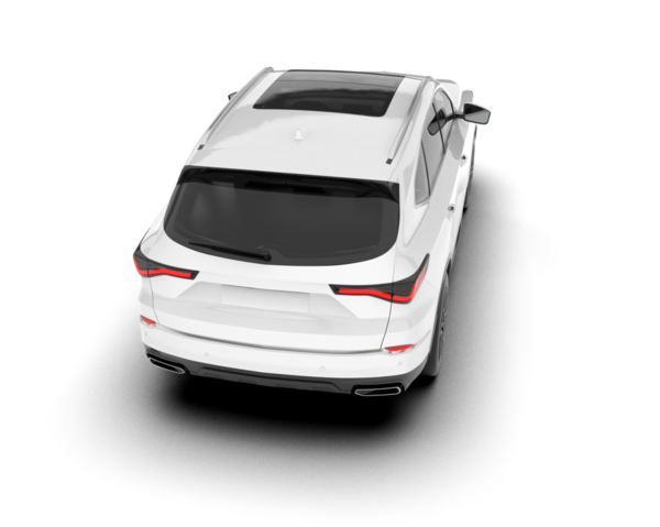 modern araba arka planda izole edilmiş