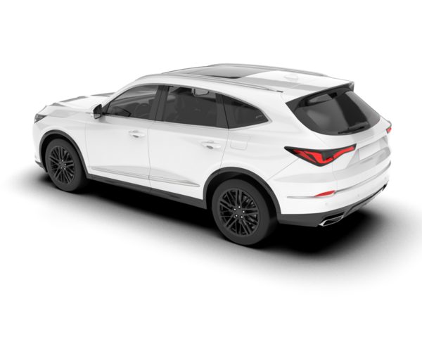 beyaz arkaplandaki araba.