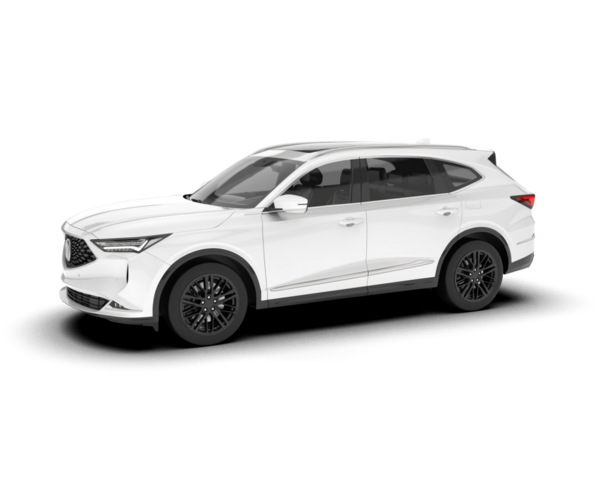 Siyah arka planı olan beyaz bir cip. 3d oluşturma