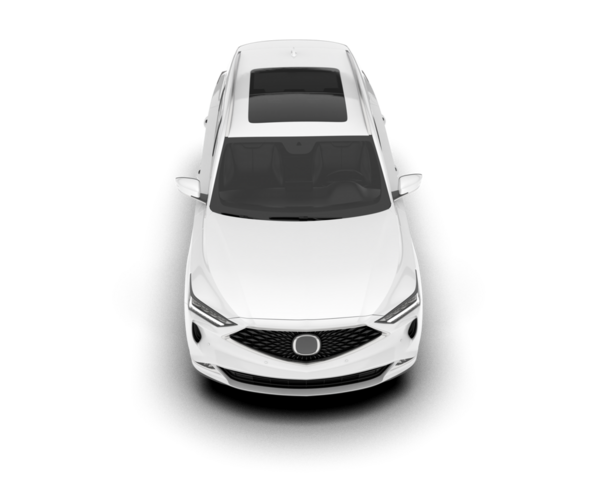 Gerçekçi bir araba. Vektör çizimi. araba simgesi.